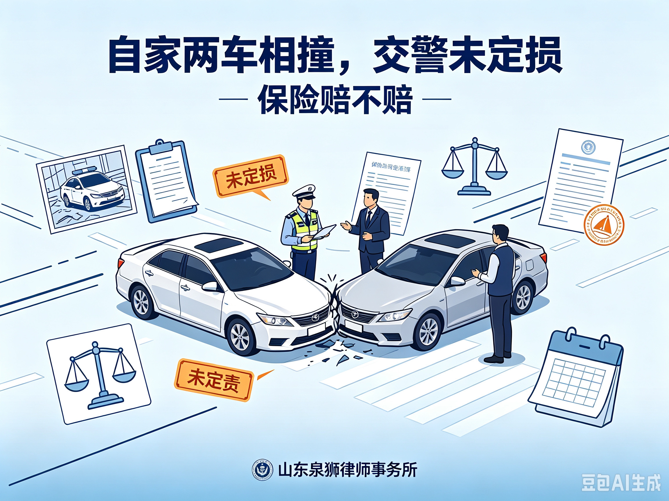 同一车主两车相撞交通事故现场示意图