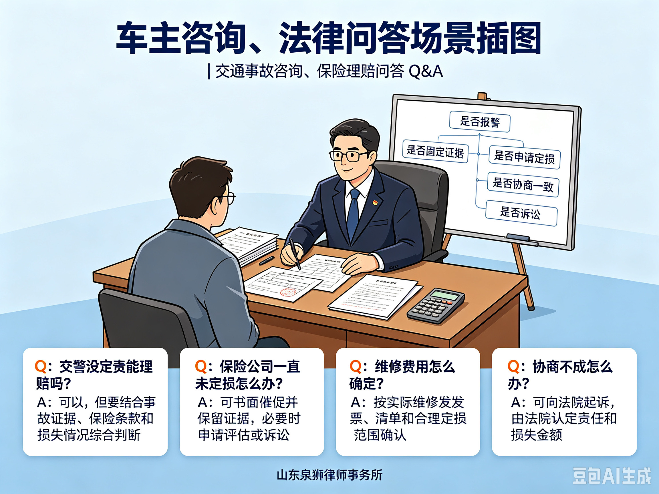 同一车主两车相撞责任比例认定示意图